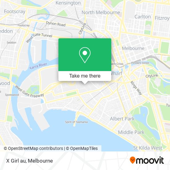 X Girl au map