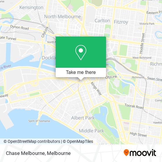 Chase Melbourne map