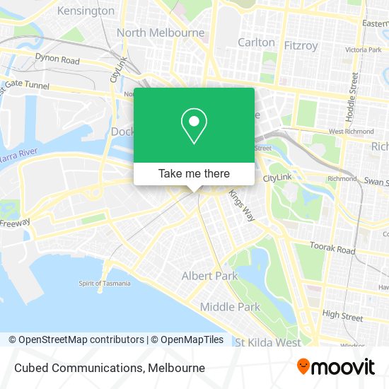 Cubed Communications map