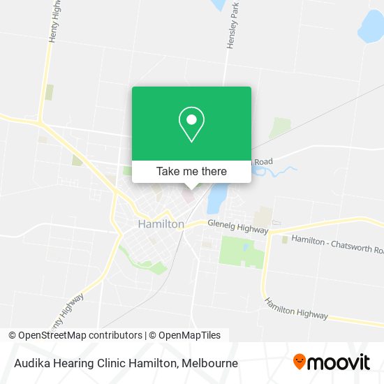 Audika Hearing Clinic Hamilton map