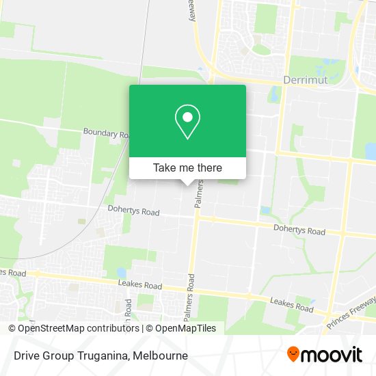 Drive Group Truganina map