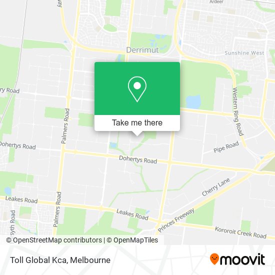 Toll Global Kca map