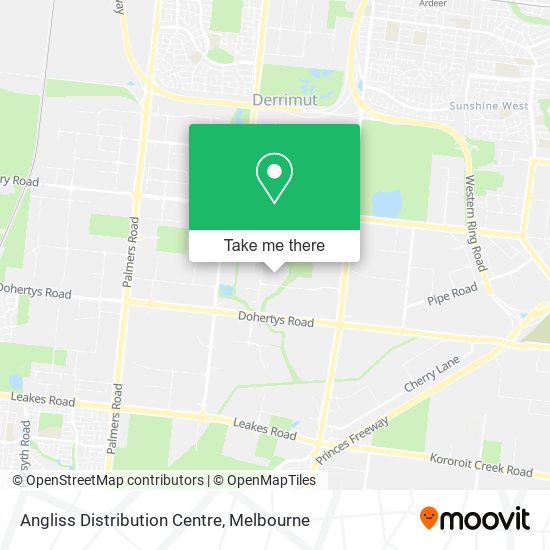 Angliss Distribution Centre map