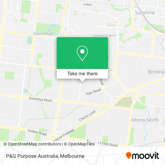 P&G Purpose Australia map