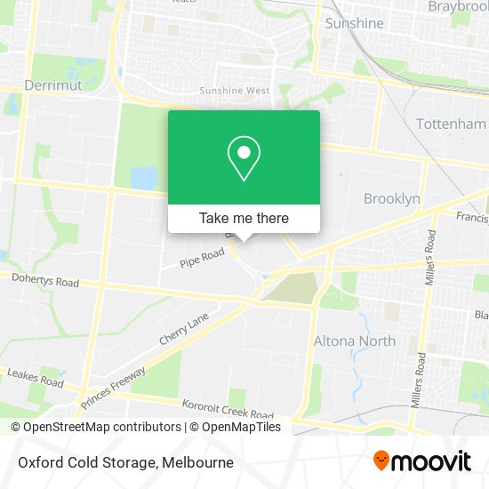 Oxford Cold Storage map