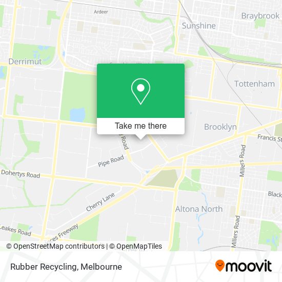 Rubber Recycling map