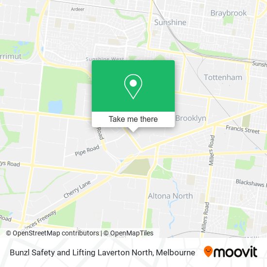 Bunzl Safety and Lifting Laverton North map