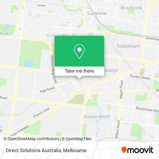 Direct Solutions Australia map