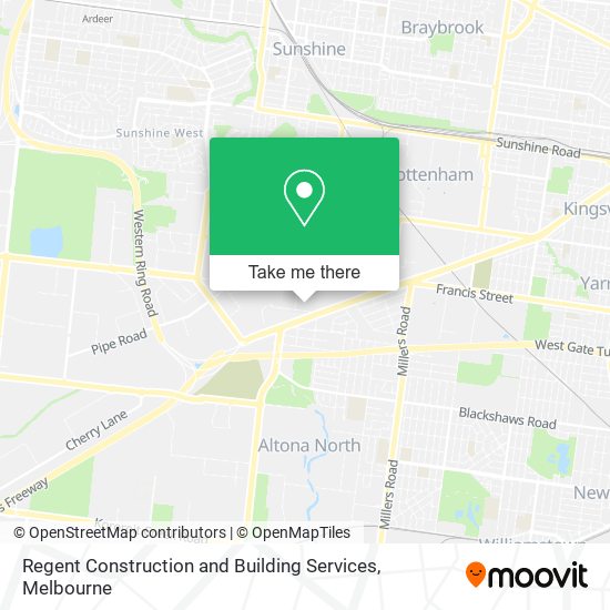 Regent Construction and Building Services map
