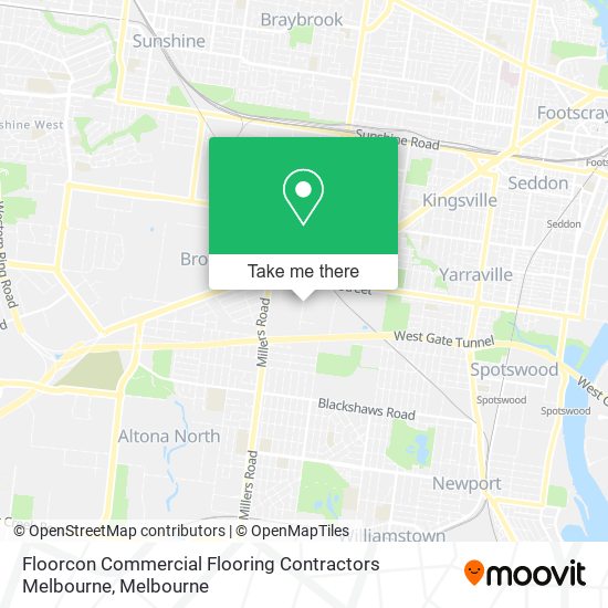 Floorcon Commercial Flooring Contractors Melbourne map