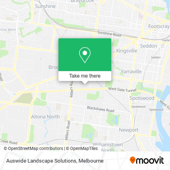 Auswide Landscape Solutions map