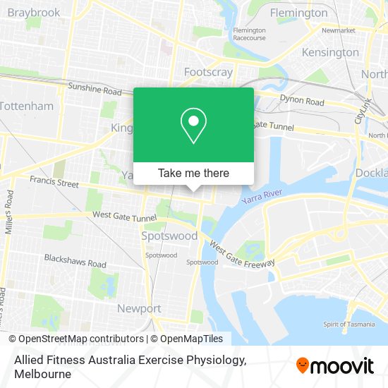 Allied Fitness Australia Exercise Physiology map