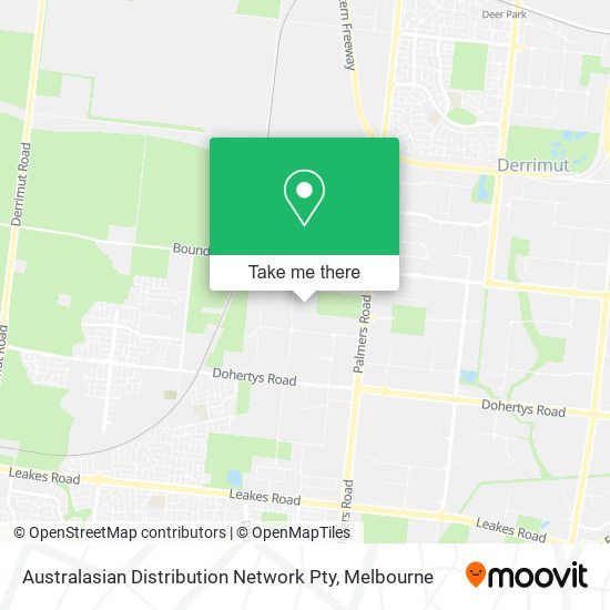 Australasian Distribution Network Pty map