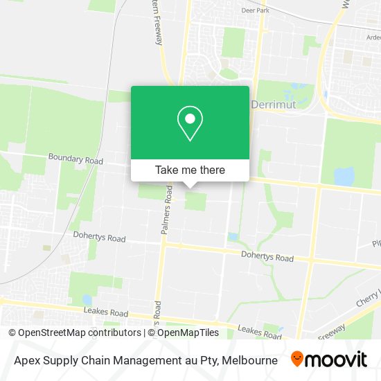 Apex Supply Chain Management au Pty map