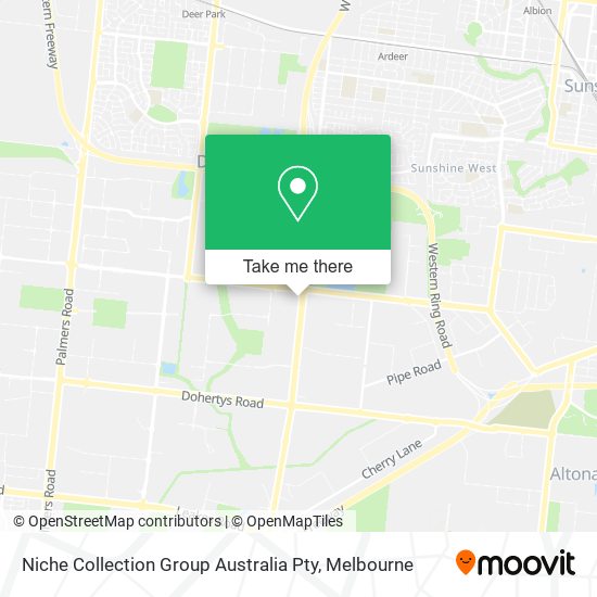 Niche Collection Group Australia Pty map