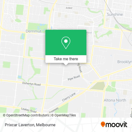 Prixcar Laverton map