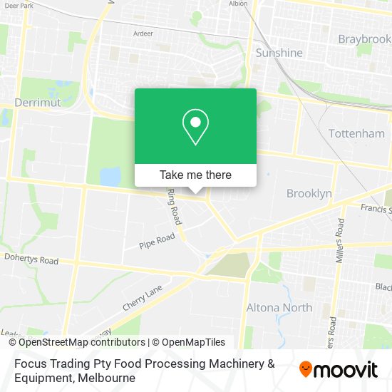 Focus Trading Pty Food Processing Machinery & Equipment map