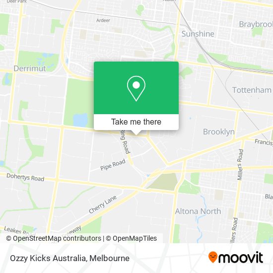 Ozzy Kicks Australia map