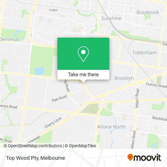 Top Wood Pty map