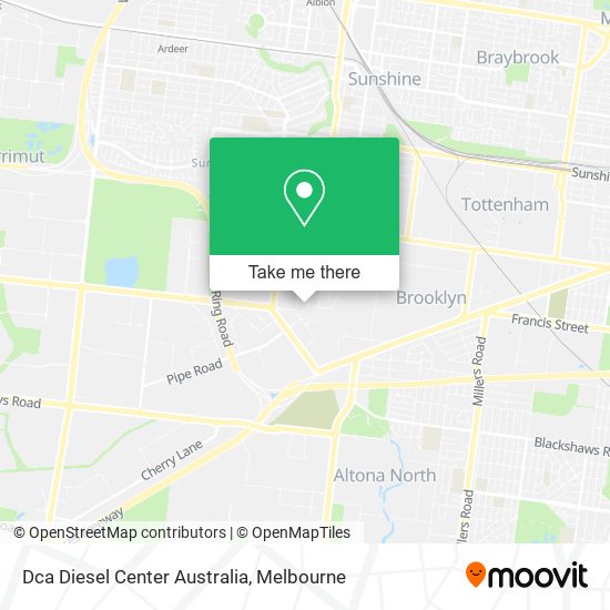 Dca Diesel Center Australia map