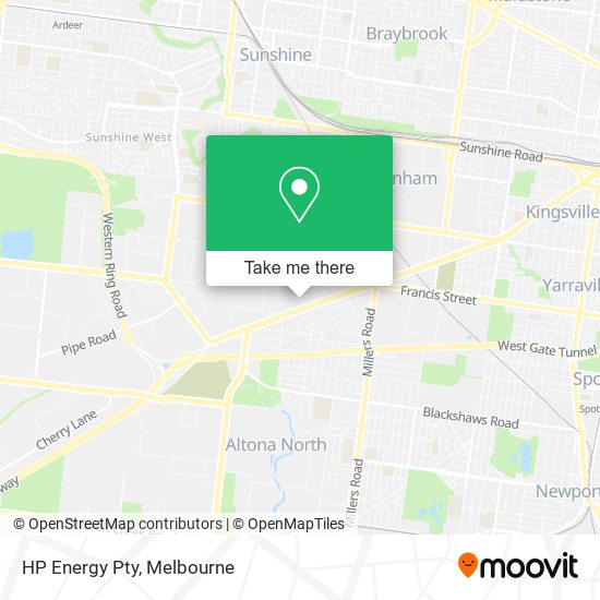 HP Energy Pty map