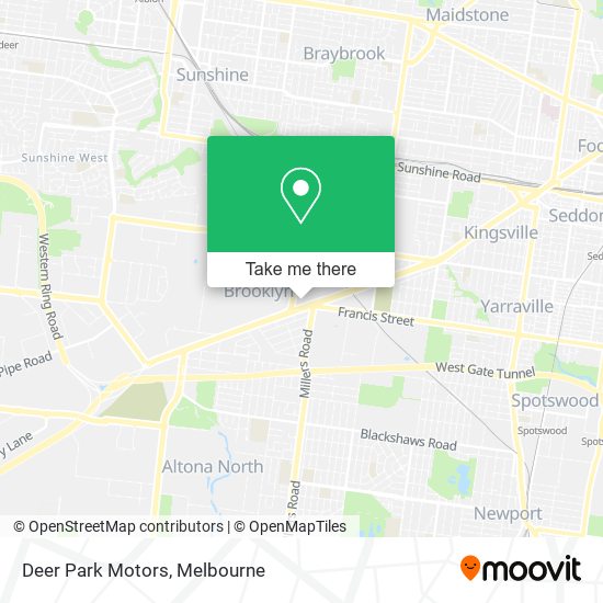 Deer Park Motors map