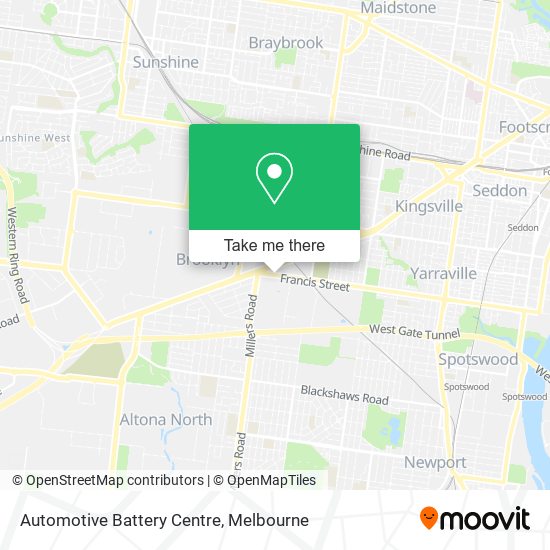 Automotive Battery Centre map