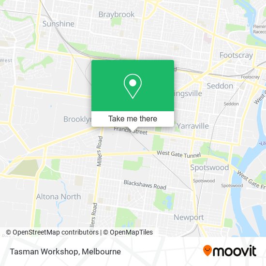 Tasman Workshop map