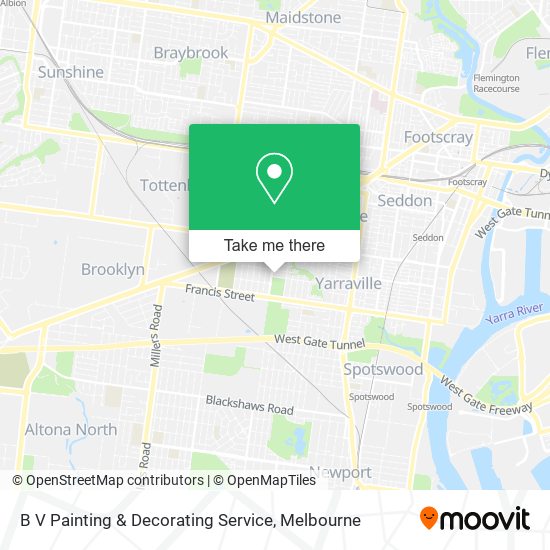 B V Painting & Decorating Service map