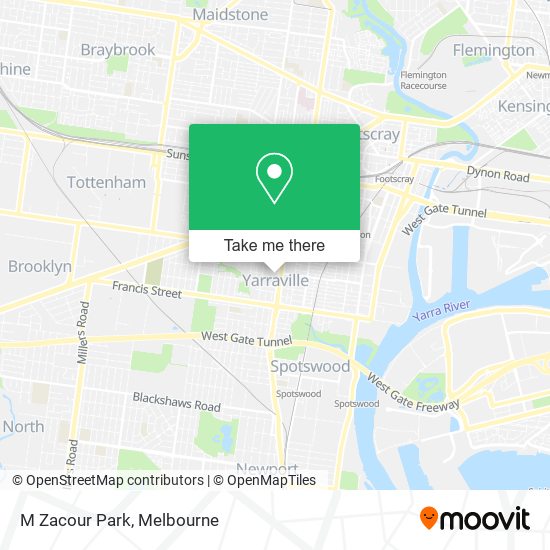 M Zacour Park map