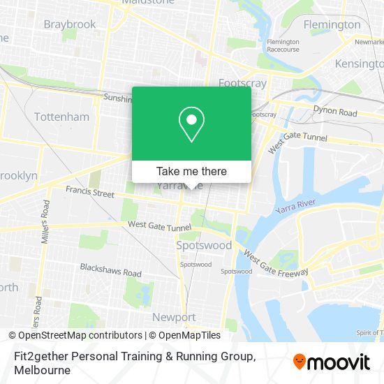 Fit2gether Personal Training & Running Group map