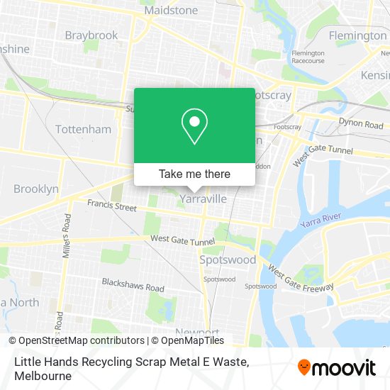 Little Hands Recycling Scrap Metal E Waste map