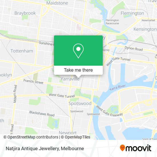 Natjira Antique Jewellery map