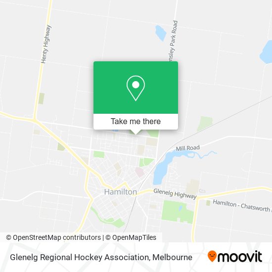 Glenelg Regional Hockey Association map