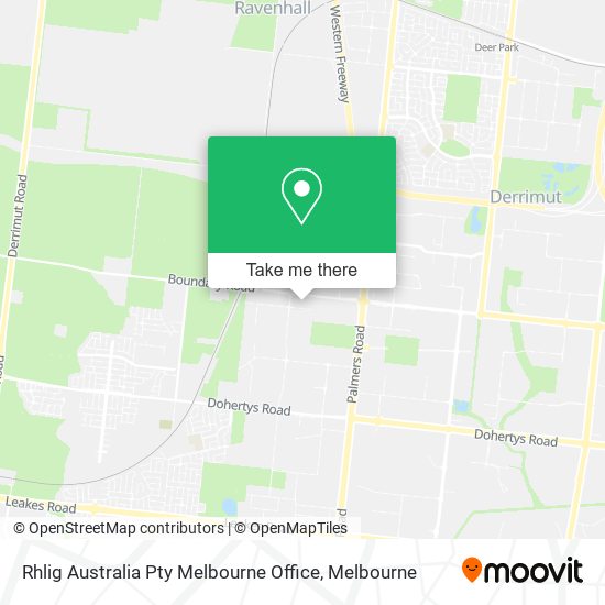 Rhlig Australia Pty Melbourne Office map