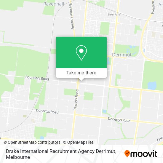 Drake International Recruitment Agency Derrimut map