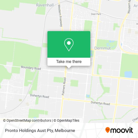 Pronto Holdings Aust Pty map