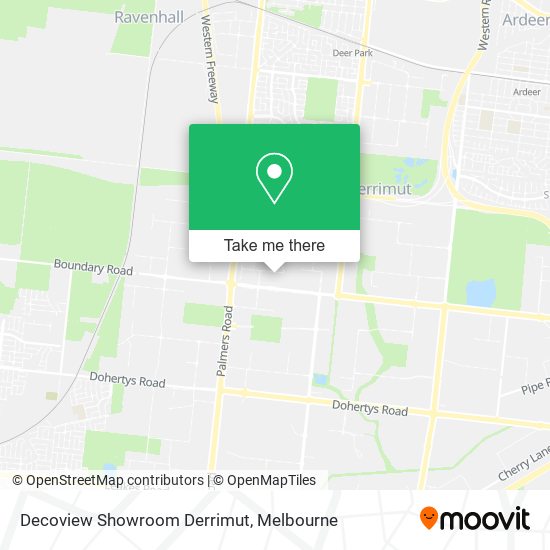Decoview Showroom Derrimut map