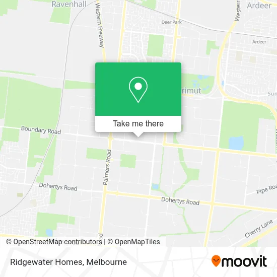 Mapa Ridgewater Homes