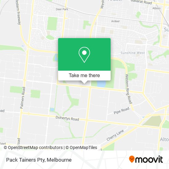 Pack Tainers Pty map