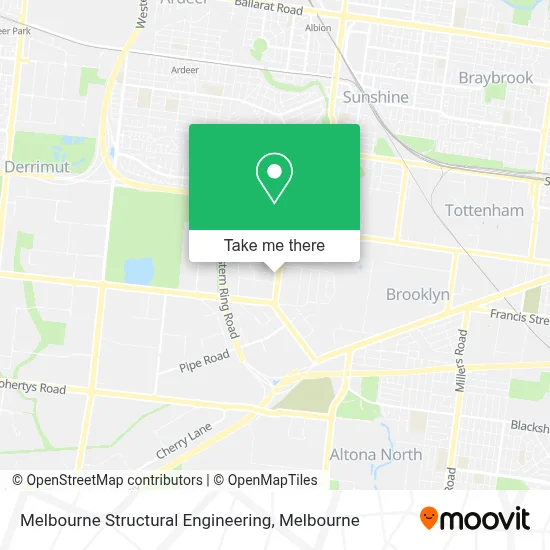Melbourne Structural Engineering map