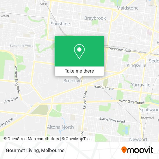 Gourmet Living map