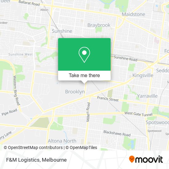 F&M Logistics map