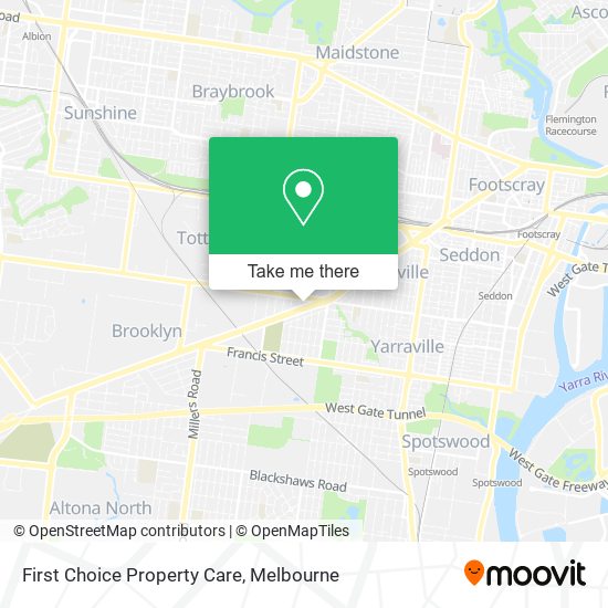 First Choice Property Care map