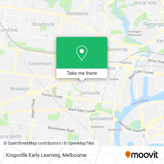 Kingsville Early Learning map
