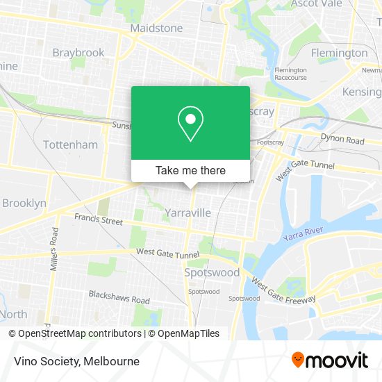 Vino Society map