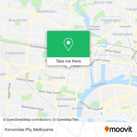 Koromilas Pty map