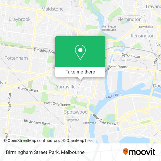 Birmingham Street Park map