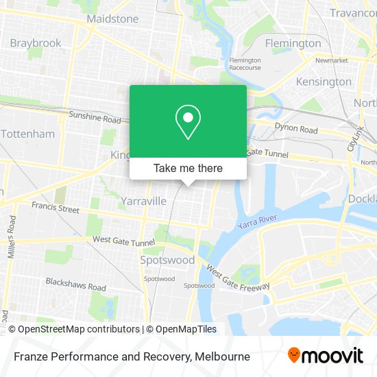 Franze Performance and Recovery map