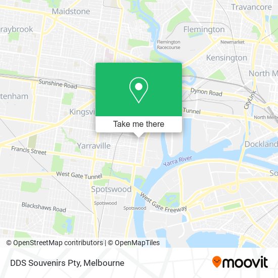 DDS Souvenirs Pty map